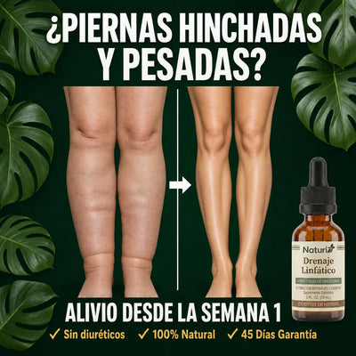 Gotas Naturi® – Drenaje Linfático para Piernas y Pies