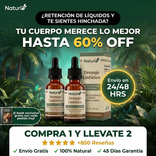 Gotas Naturi® – Drenaje Linfático para Piernas y Pies